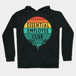 Essential Employee Club Vintage Sunset Hoodie